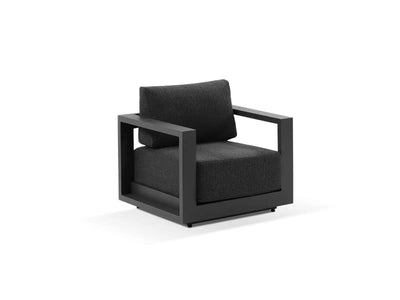 Milos Sofa Set | Outdoor Lounge Setting in Charcoal / Graphite / 4 Seater / Without Coffee Table_5