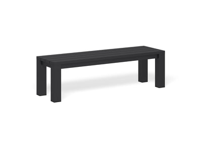Adele Outdoor Bench in   Charcoal / 120x42cm