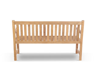 Princeton Outdoor Bench in 150cm - back view.