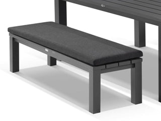 Adele Outdoor Bench Cushion in Coal / 210x42cm 1