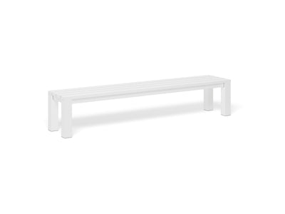 Adele Outdoor Bench in White / 210x42cm