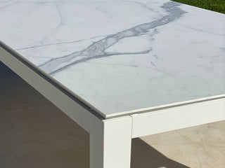 Danli Outdoor Dining Table in White / C55 / 280x100cm 1