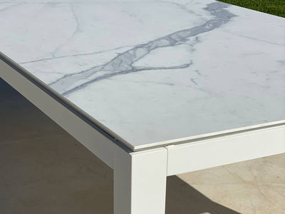 Danli Outdoor Dining Table in White / C55 / 280x100cm 1