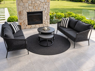Safara 3pc Outdoor Lounge Setting
