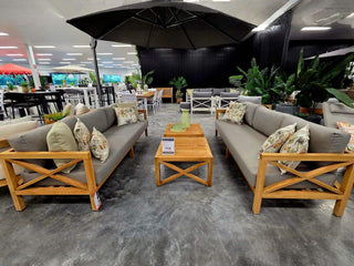 GOLD COAST FLOORSTOCK SALE - Hampton 4pc Teak Outdoor Lounge Setting_2
