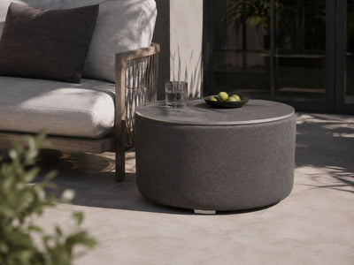 Cubix Ceramic Round Ottoman