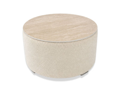 Cubix Ceramic Round Ottoman