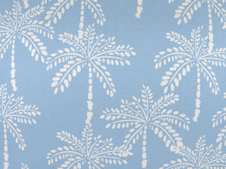 Cabana Palms Outdoor Bolster Cushion in Pale Blue / 35x50cm 1
