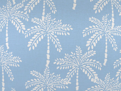 Cabana Palms Outdoor Bolster Cushion in Pale Blue / 35x50cm 1