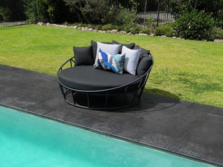 Bora Outdoor Daybed in Charcoal / Sooty 1