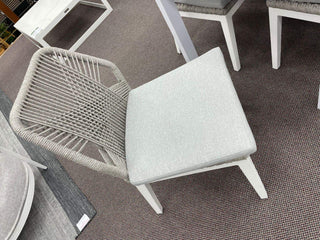 SUNSHINE COAST FLOOR STOCK SALE - Bronte Table with Serang Armless Chairs 7pc Outdoor Dining Setting_3