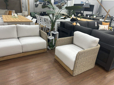 SUNSHINE COAST FLOORSTOCK SALE - Bodrum 3pc Wicker Outdoor Lounge Setting_3