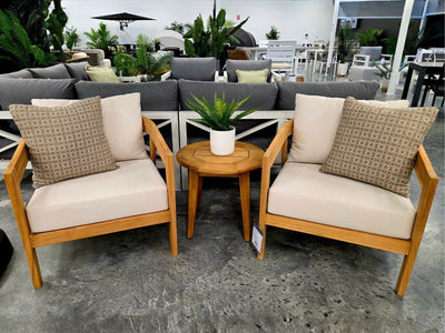 GOLD COAST FLOORSTOCK SALE - Kona 2pc Teak Lounge Setting_1