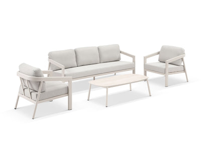 Covina Sofa Set | Outdoor Lounge Setting in 5 Seater / Covina Coffee Table
