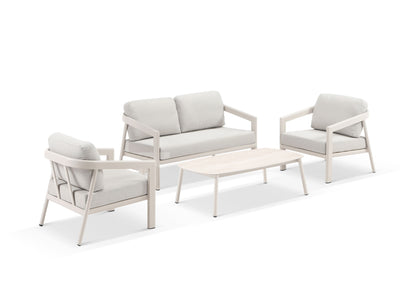 Covina Sofa Set | Outdoor Lounge Setting in 4 Seater / Covina Coffee Table
