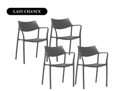 Splash Aire Outdoor Dining Chair Set in Set of 4 1