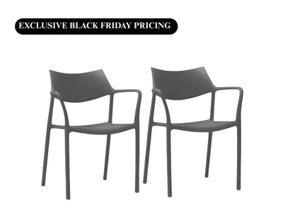 Splash Aire Outdoor Dining Chair Set in Set of 2 1