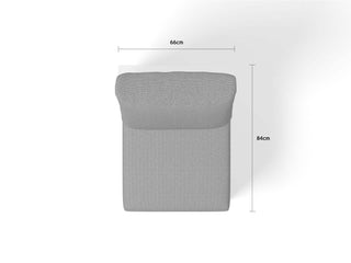 Aspen Modular | Outdoor Lounge Setting in White / Grey Chine / 6 Seater / Adele 140x63cm_11