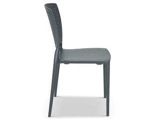 Safira Armless Outdoor Dining Chair.