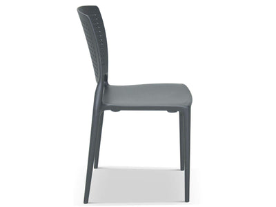 Safira Armless Outdoor Dining Chair.