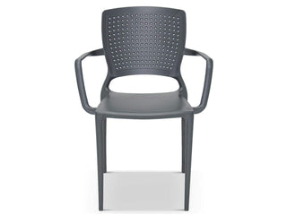 Safira Outdoor Dining Chair in Graphite