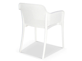 Gabriela Outdoor Dining Chair in White 1