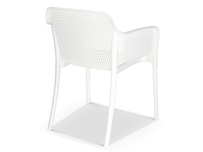 Gabriela Outdoor Dining Chair in White 1
