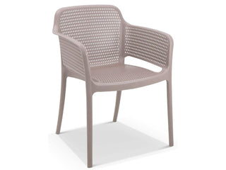 Gabriela Outdoor Dining Chair in Taupe