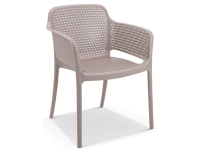 Gabriela Outdoor Dining Chair in Taupe