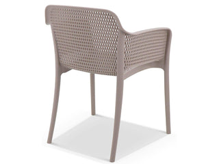 Gabriela Outdoor Dining Chair in Taupe 1