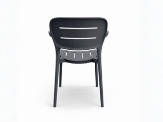 Adele Ceramic Round Table & Heath Chairs | Outdoor Dining Setting 4