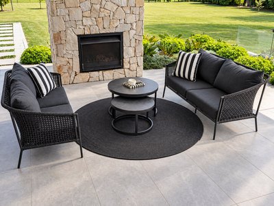 Safara 3pc Outdoor Lounge Setting
