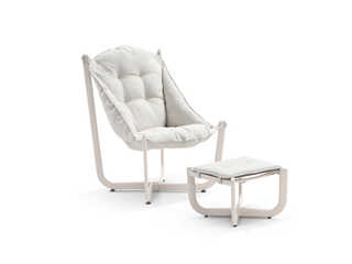 Moon Outdoor Hanging Chair in Dune 2