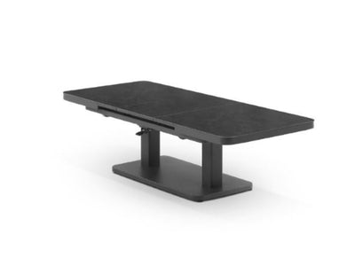 Essen Lift & Extension Outdoor Dining Table in Charcoal / Slate 1