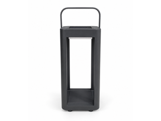 Solar Outdoor Lantern in Charcoal / 41cm 2
