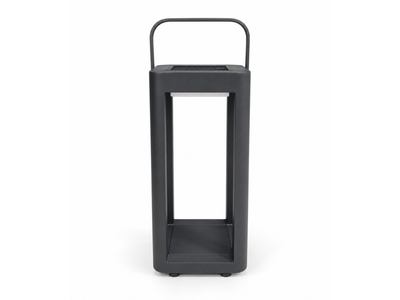 Solar Outdoor Lantern in Charcoal / 41cm 2