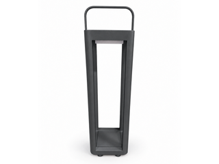 Solar Outdoor Lantern in Charcoal / 55cm 2