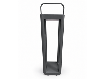 Solar Outdoor Lantern in Charcoal / 55cm 2