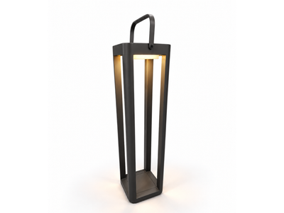 Solar Outdoor Lantern in Charcoal / 70cm 1