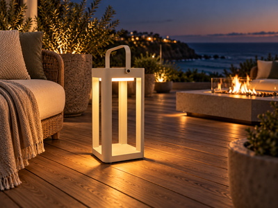 Solar Outdoor Lantern in Dune / 41cm 3