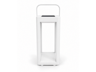 Solar Outdoor Lantern in White / 41cm 2
