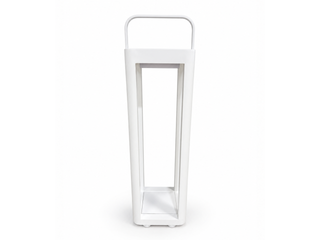 Solar Outdoor Lantern in White / 55cm 2