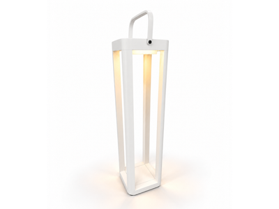 Solar Outdoor Lantern in White / 70cm 1