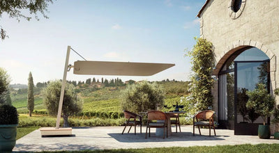 FLOORSTOCK SALE | Versa UX 3m Square Cantilever Outdoor Umbrella with Base