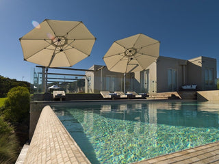 MELB CLEARANCE- V2 Eclipse 4m Octagonal Cantilever Outdoor Umbrella - Natural_7