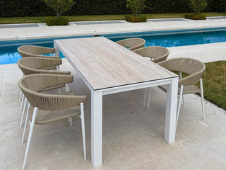 Adele Ceramic Table with Senda Chairs 7pc Outdoor Dining Setting_1