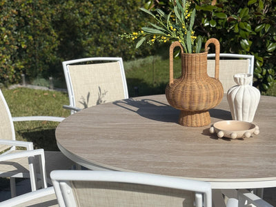 PERTH ONLY SALE -Adele Round Ceramic Table with Verde Chairs 9pc Outdoor Dining Setting_5