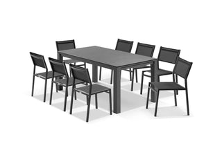 Adele Ceramic Table with Balkoni Chairs 9pc Outdoor Dining Setting_1