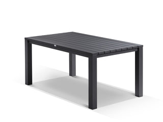 Adele Table & Nivala Chairs | Outdoor Dining Setting in Charcoal / Black / 7pc 165cm_7