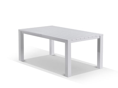 Adele Table & Verde Chairs | Outdoor Dining Setting in White / 7pc 165cm_5